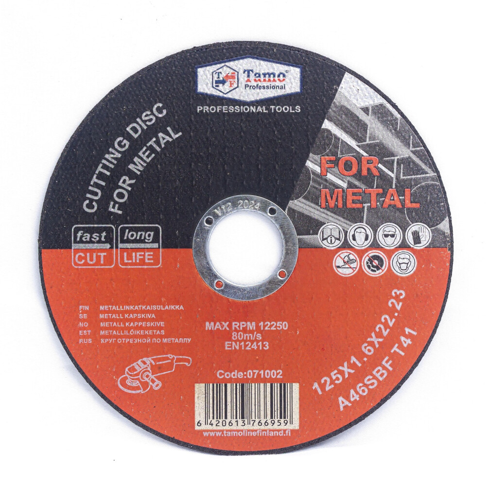 Afbeelding voor TAMO METAL CUTTING DISC