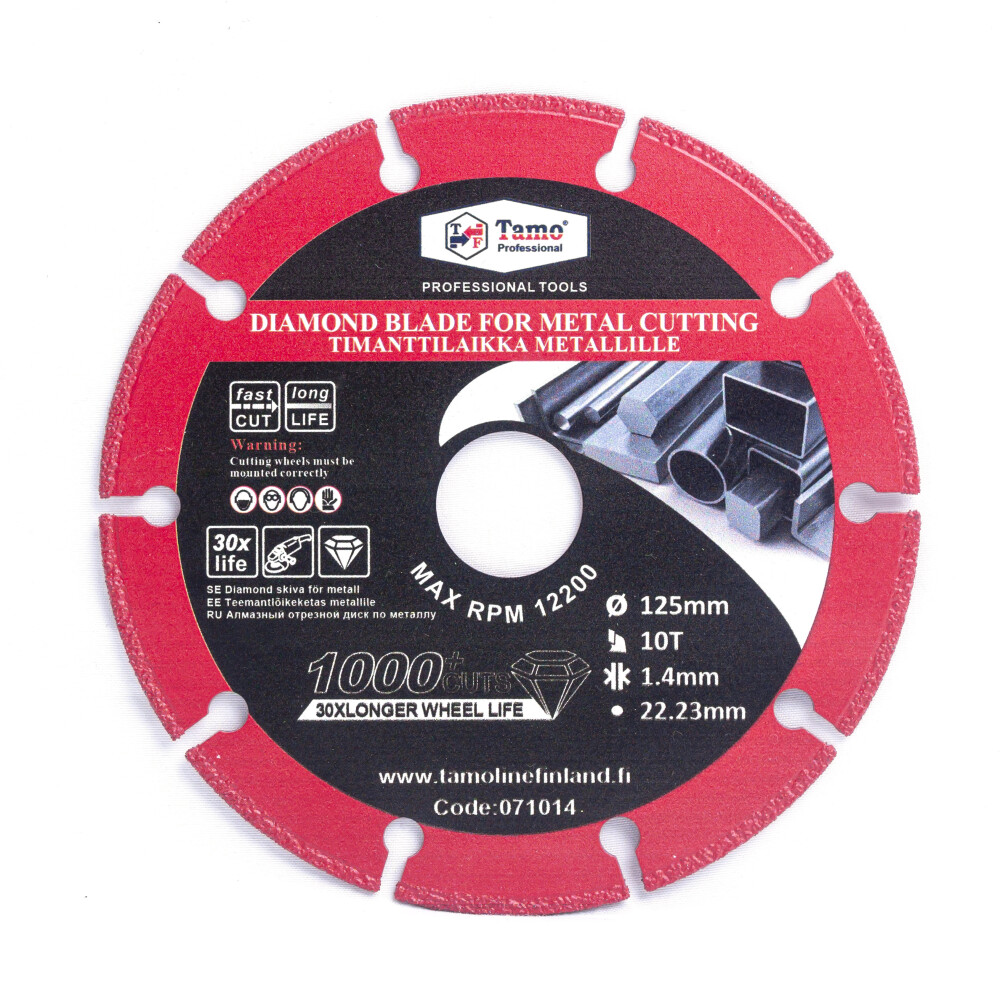 TAMO DIAMOND BLADE FOR METAL 125/1,3 MM
