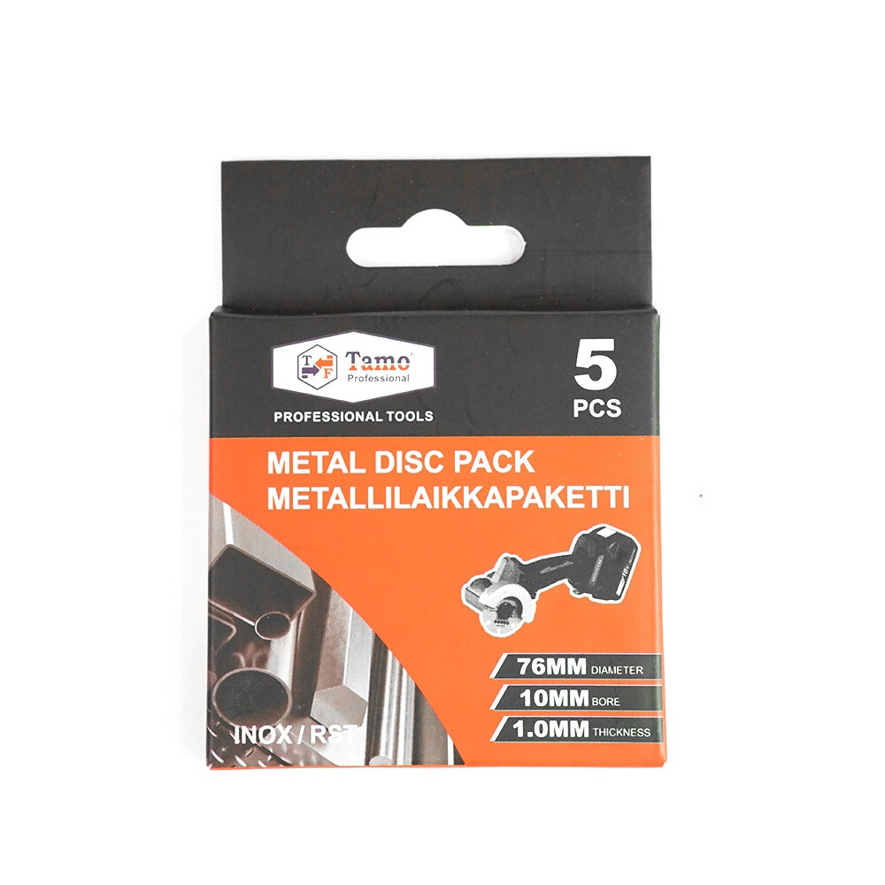 TAMO METAL CUTTING DISC INOX 125/0,8 MM 5KPL