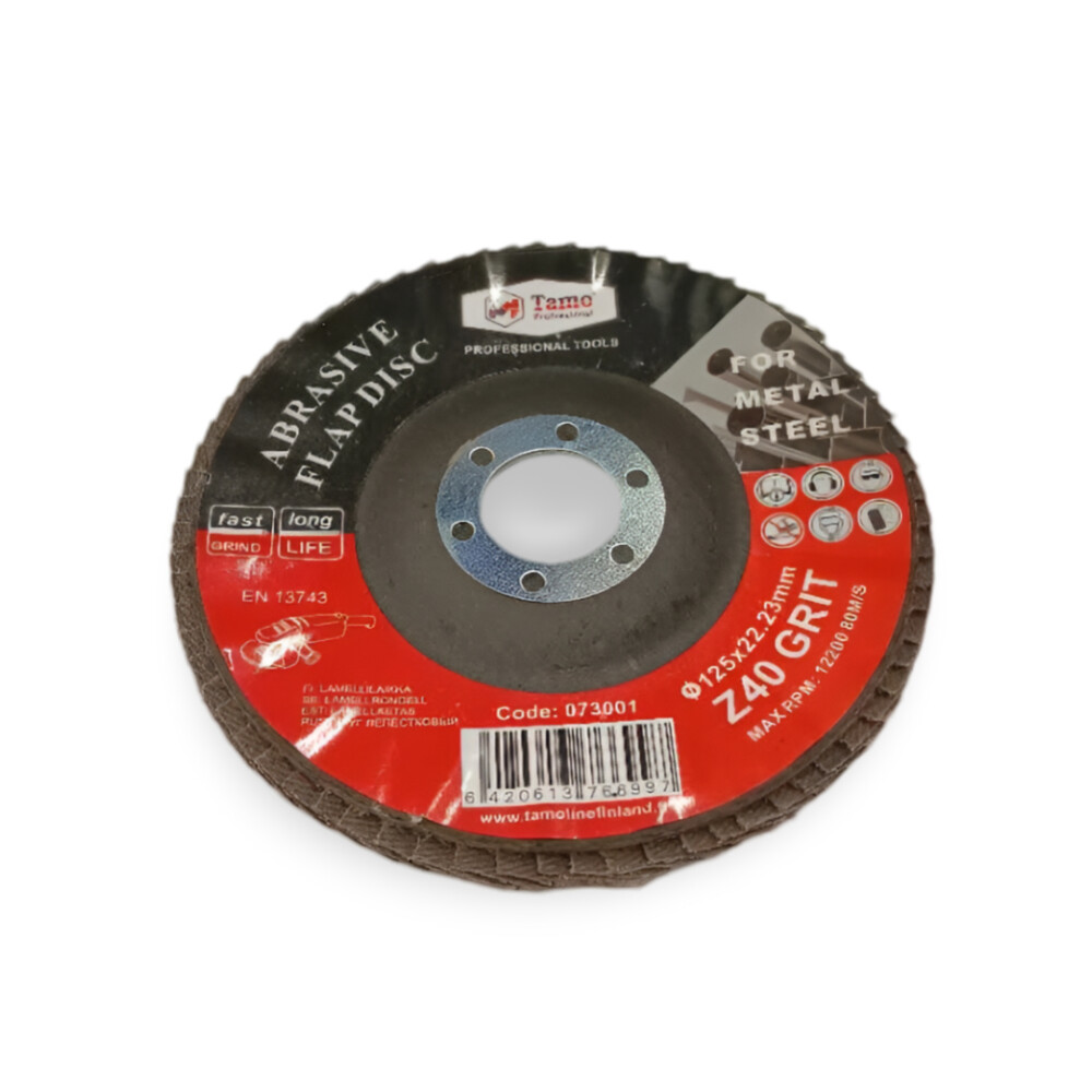 TAMO FLAP DISC 125MM K40