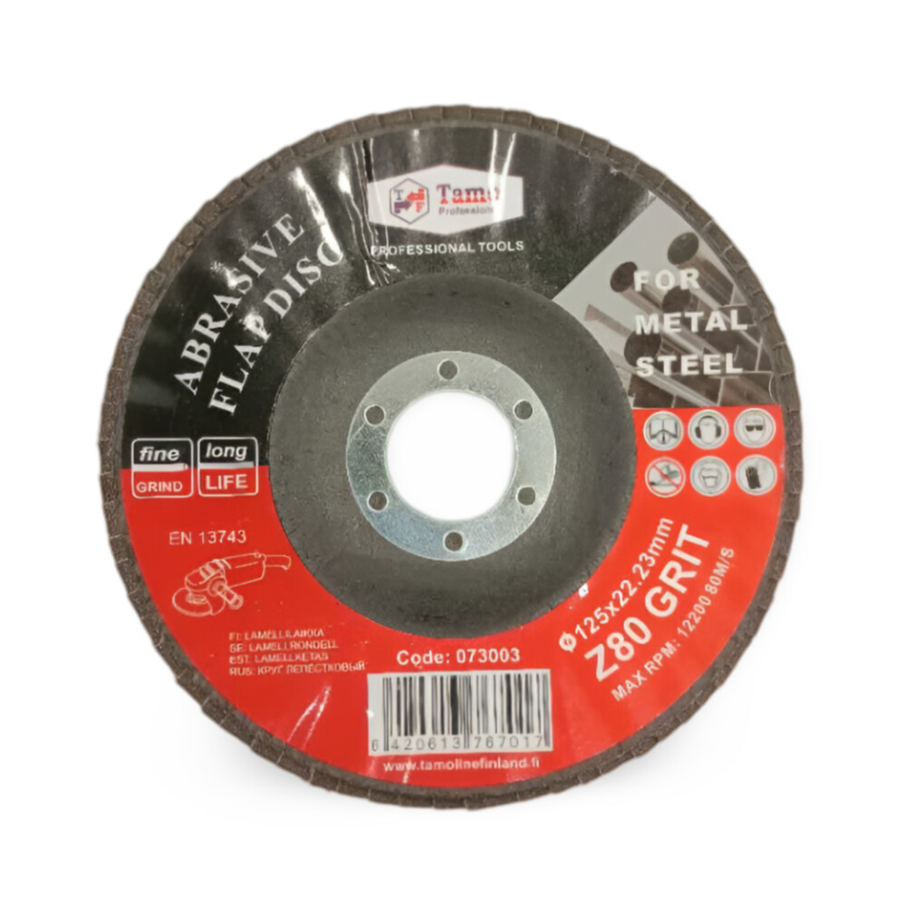 TAMO FLAP DISC 125MM K80