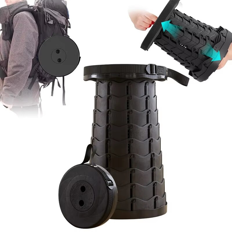 TAMO TELESCOPING STOOL 45CM BLACK