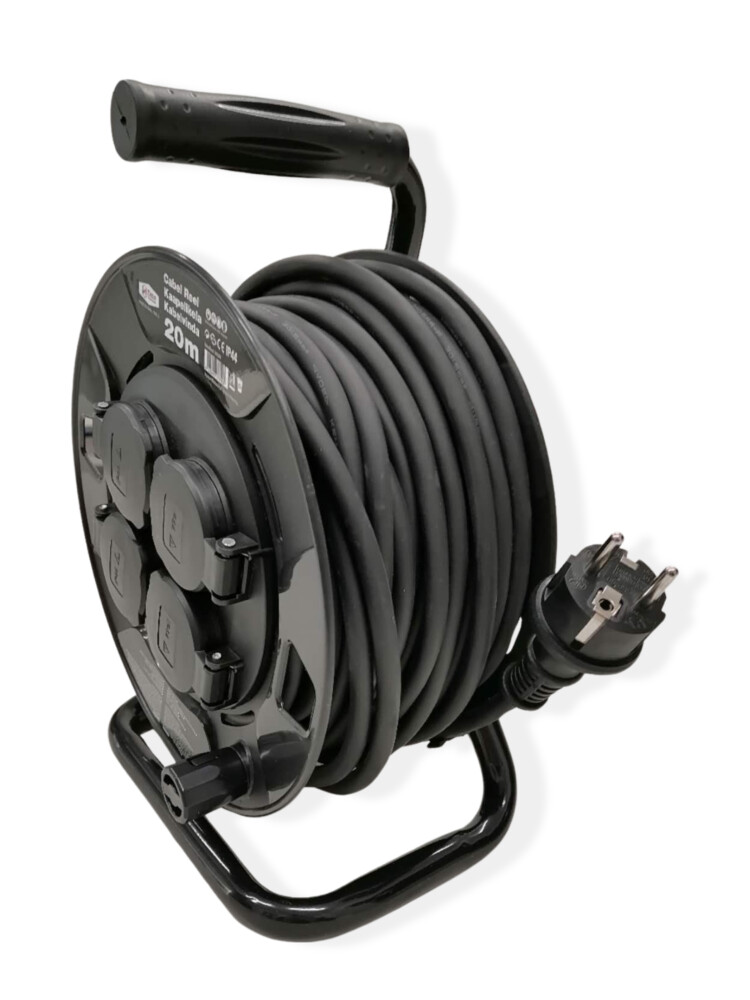 TAMO CABLE REEL 4-OS 20M H05RR-F 3G1.5 IP44