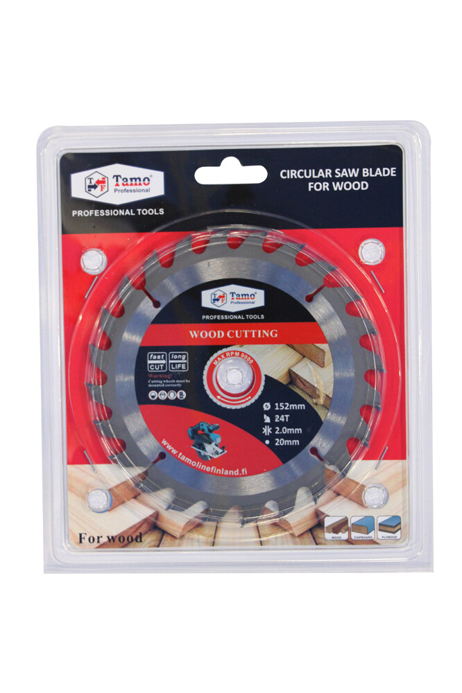 TAMO CIRCULAR SAW BLADE FOR WOOD 152/20 MM 24T
