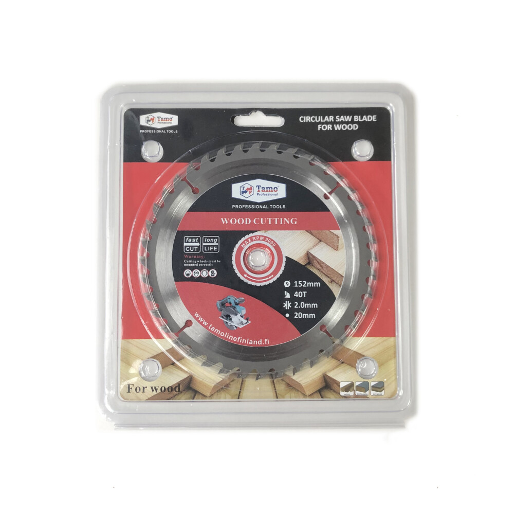 TAMO CIRCULAR SAW BLADE FOR WOOD 152/20 MM 40T