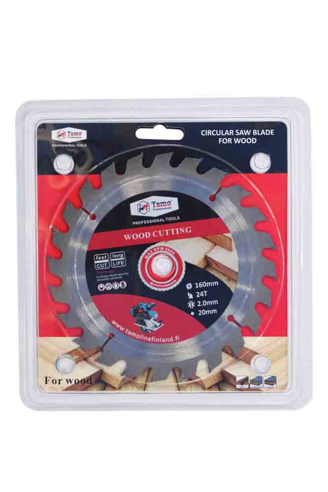 TAMO CIRCULAR SAW BLADE FOR WOOD 160/20 MM 24T