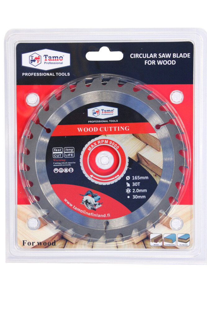TAMO CIRCULAR SAW BLADE FOR WOOD 165/30 MM 30T