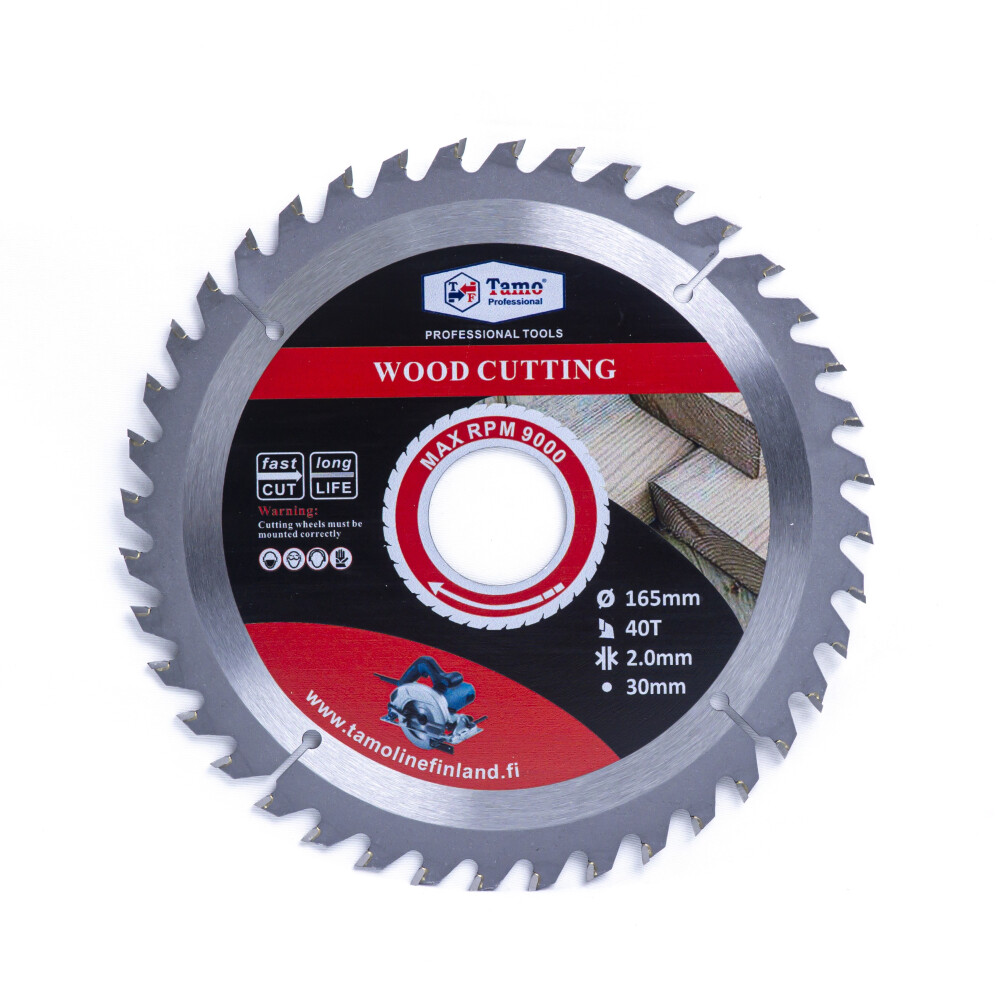 TAMO CIRCULAR SAW BLADE FOR WOOD 165/30 MM 40T