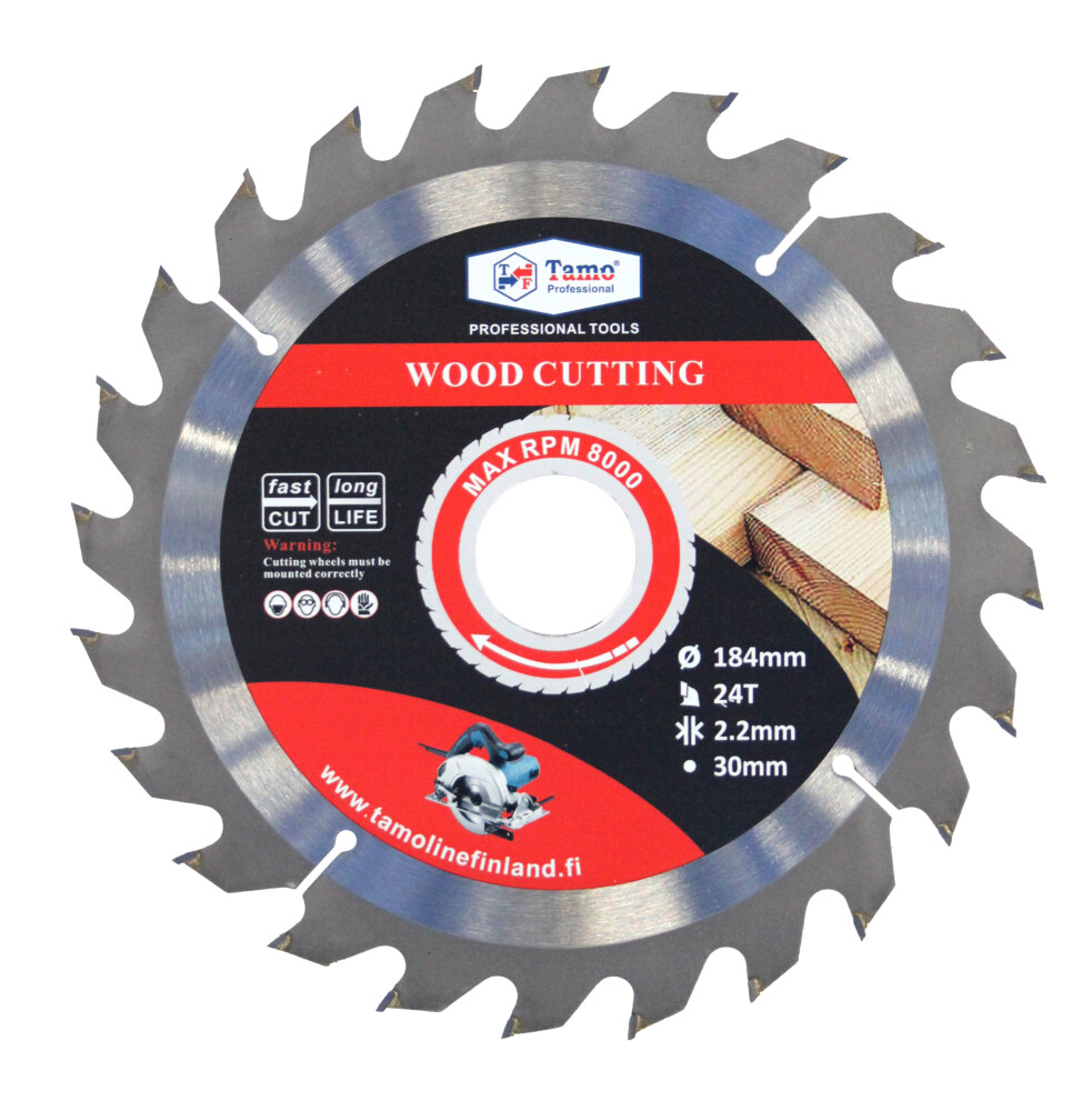 TAMO CIRCULAR SAW BLADE FOR WOOD 184/30 MM 24T