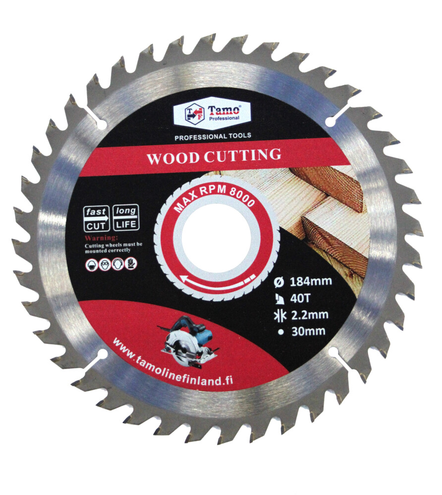 TAMO CIRCULAR SAW BLADE FOR WOOD 184/30 MM 40T