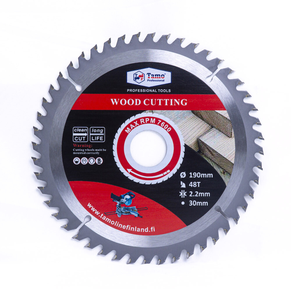 TAMO CIRCULAR SAW BLADE FOR WOOD 190/30 MM 48T