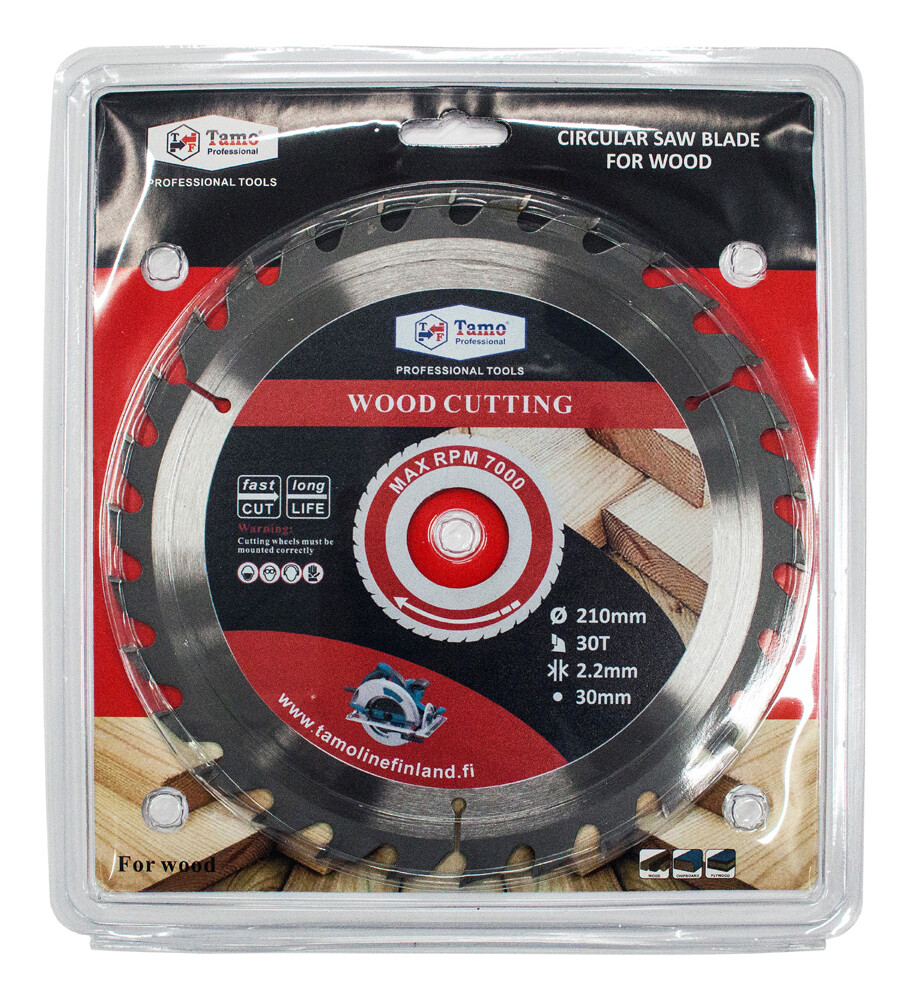 TAMO CIRCULAR SAW BLADE FOR WOOD 210/30 MM 30T