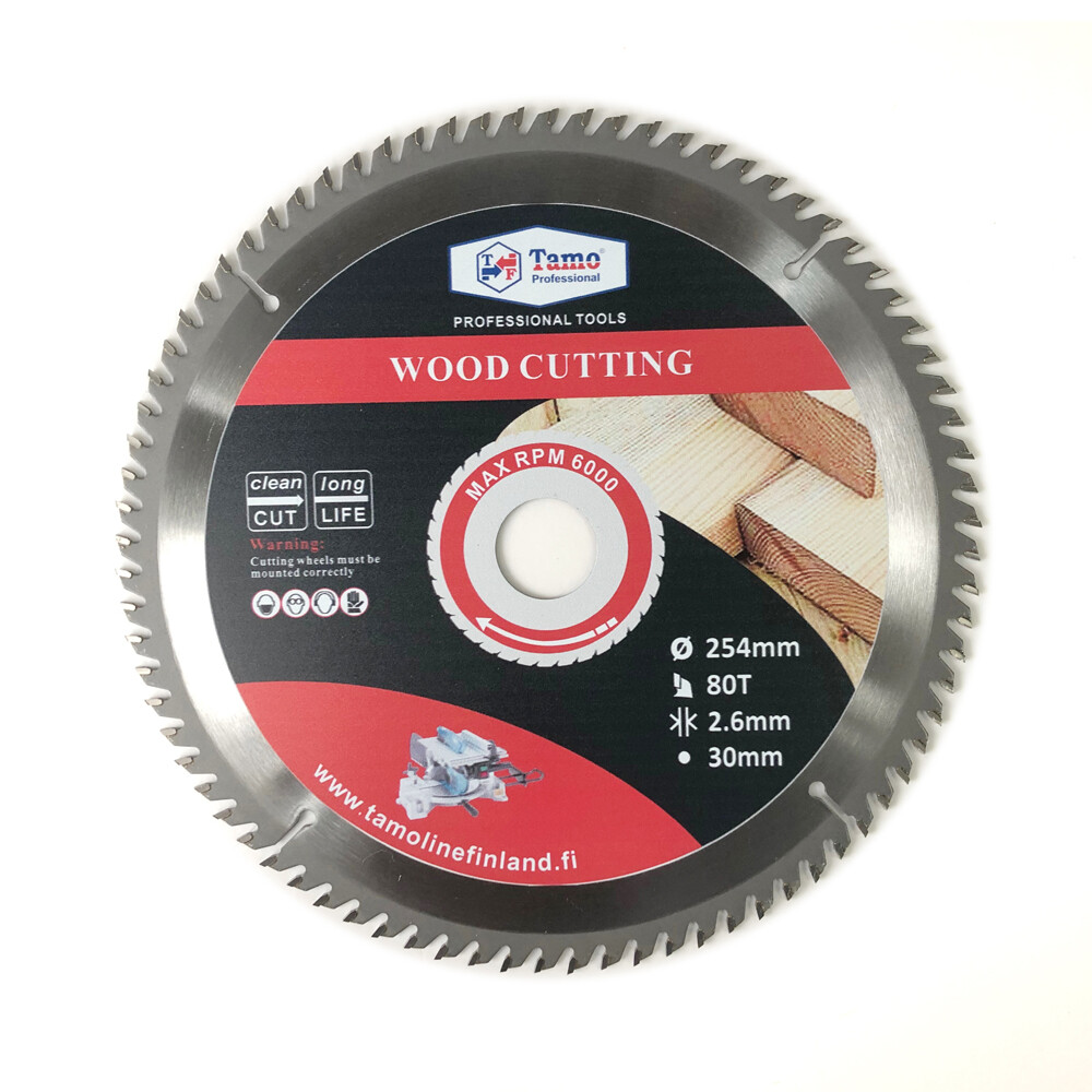 TAMO CIRCULAR SAW BLADE FOR WOOD 250/30 MM 80T