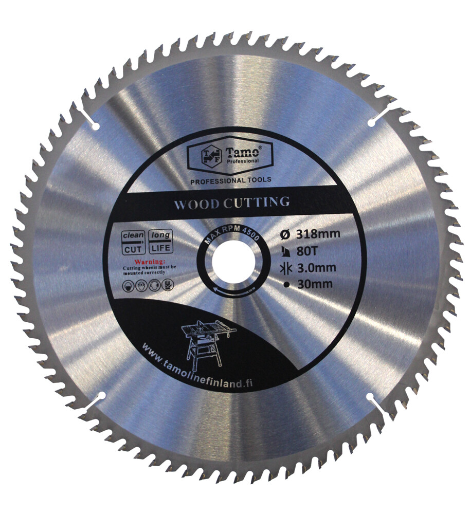 TAMO CIRCULAR SAW BLADE FOR WOOD 318/30 MM 80T