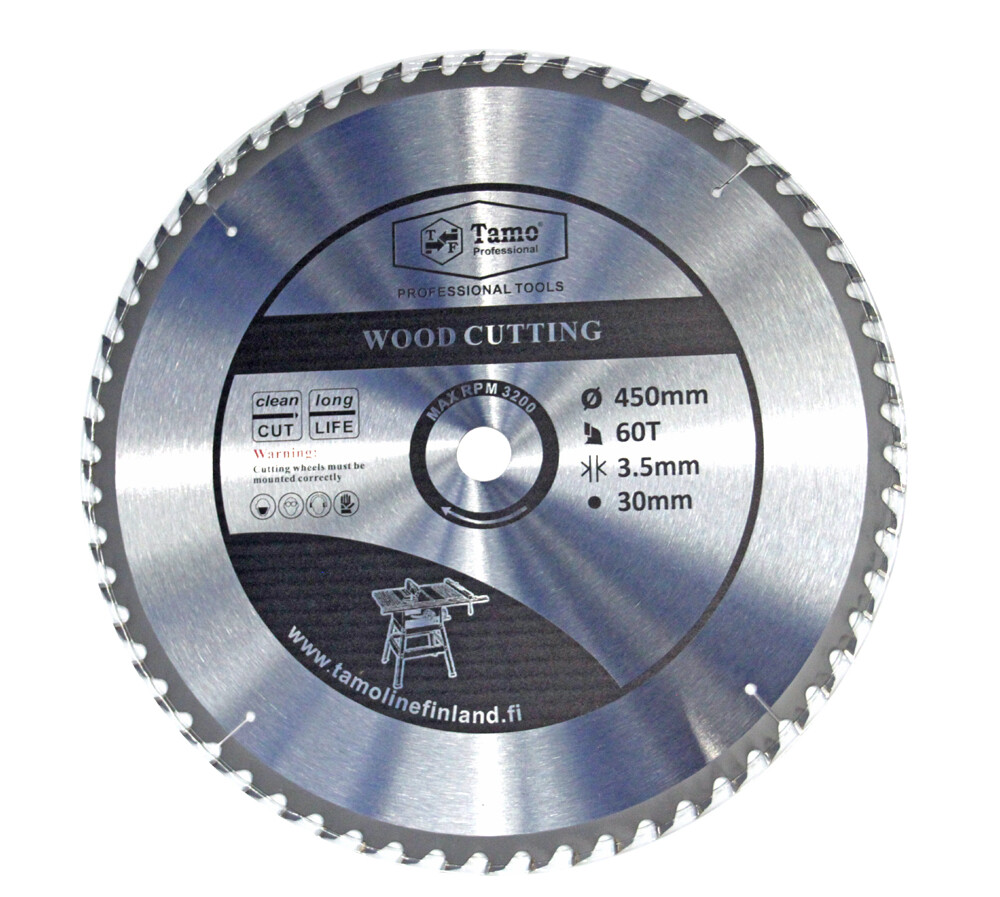 TAMO CIRCULAR SAW BLADE FOR WOOD 450/30 MM 60T