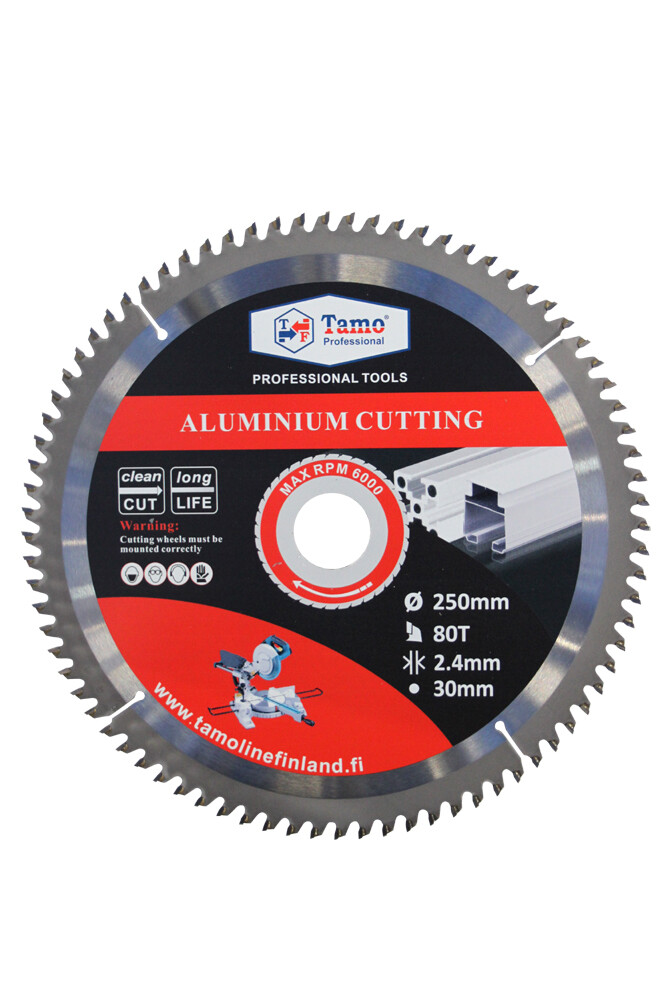 TAMO CIRCULAR SAW BLADE NEG AL 250/30 MM 80T