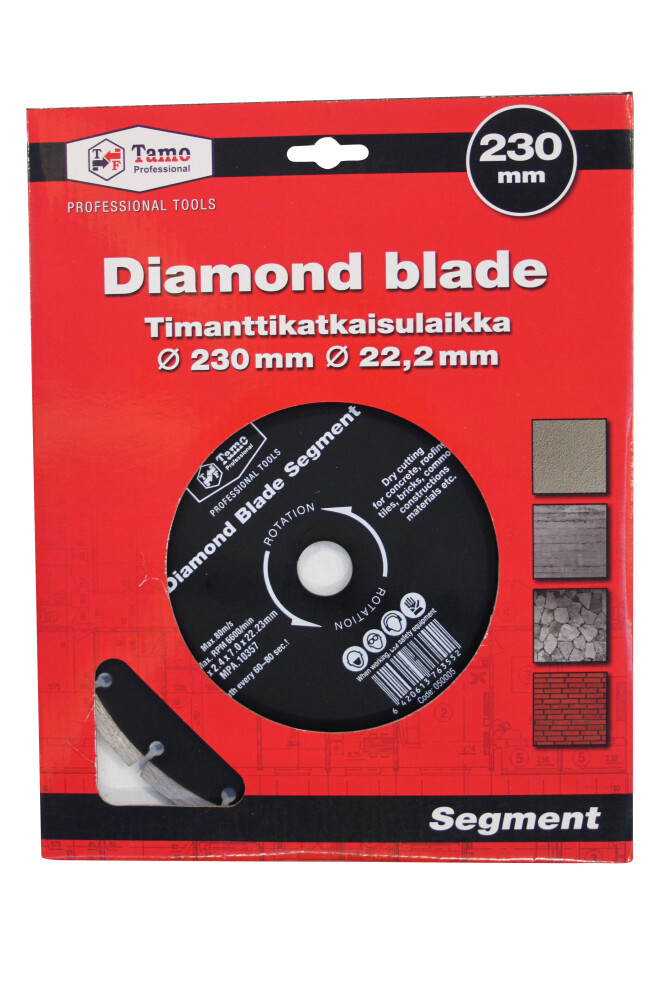 TAMO DIAMOND DISC SEGMENT 230 MM