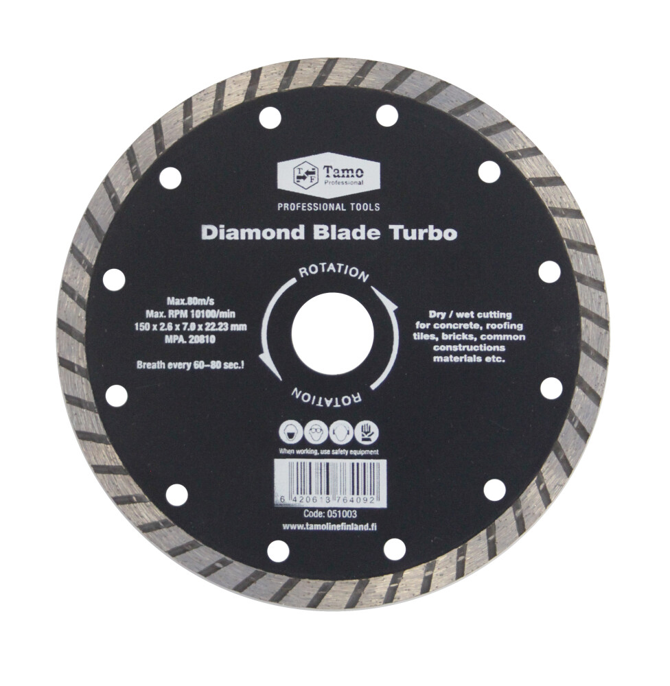 TAMO DIAMOND DISC TURBO 150 MM