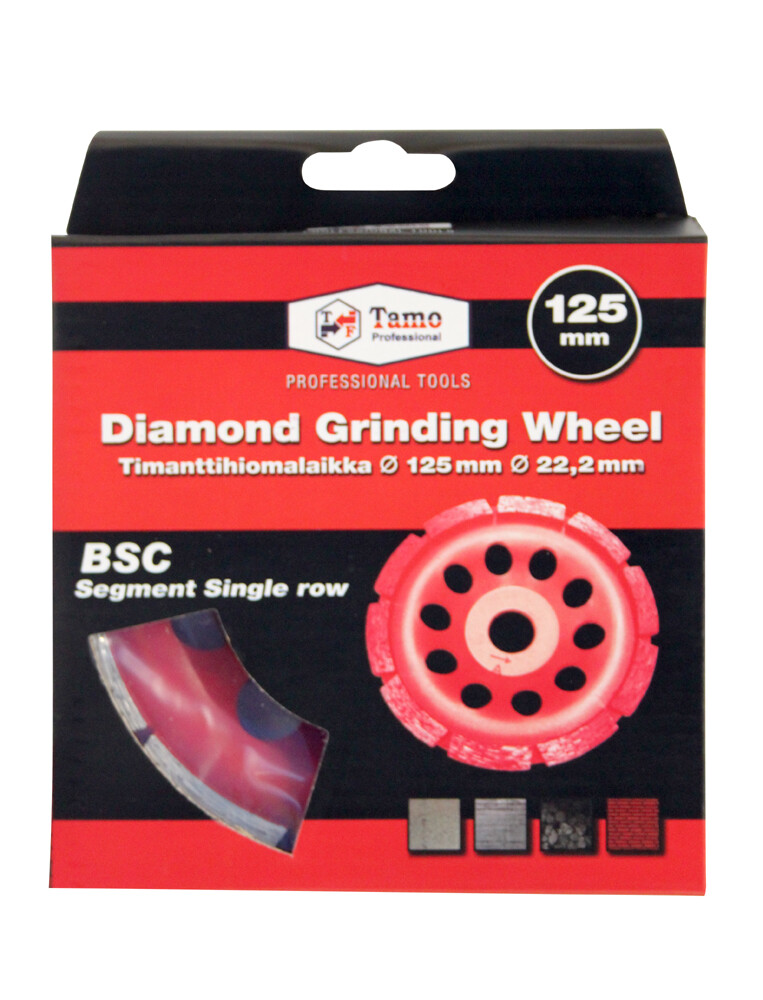 TAMO GRINDING DISC SEGMENTED BSC 1-ROW 125 MM