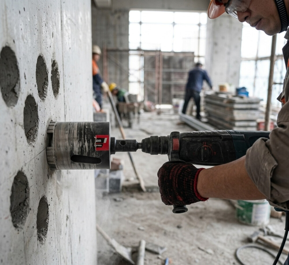 TAMO DIAMOND CORE DRILL BIT SDS PLUS 68MM