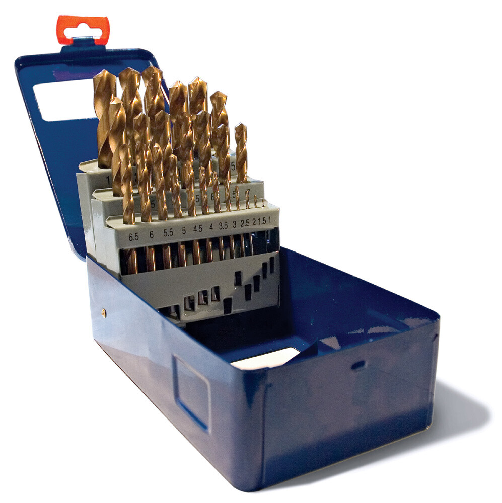 HSS TITANIUM DRILL SET 1-13 MM HSS TITANIUM DRILL SET 1-13 MM