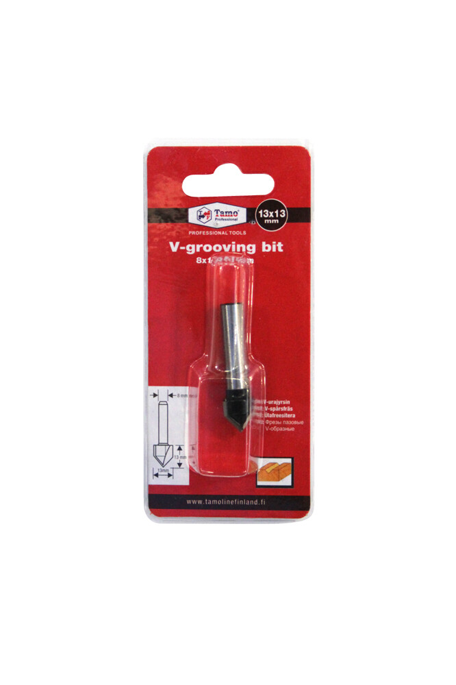 TAMO V-GROOVE ROUTER BIT 1002