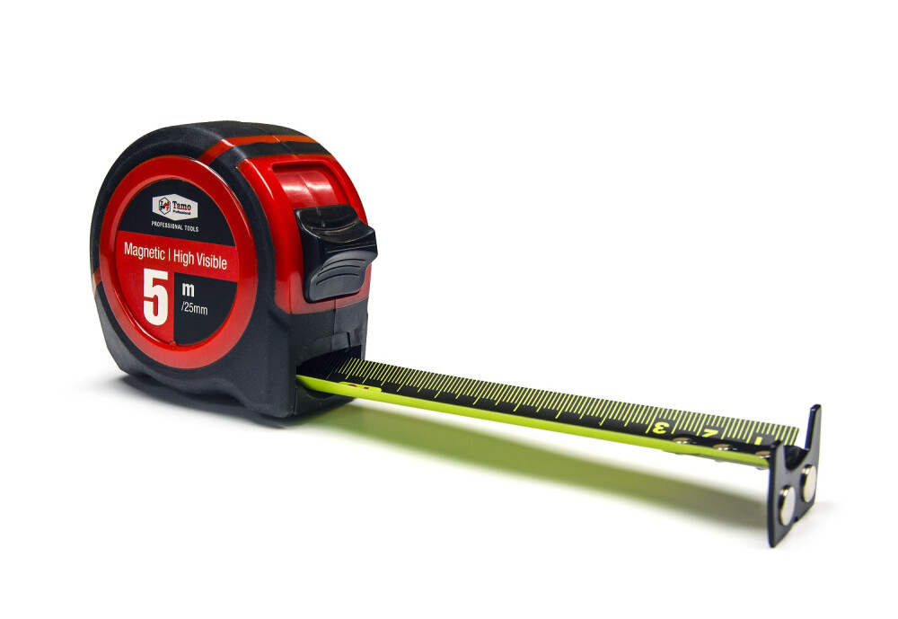 TAMO MEASURING TAPE HI VIS 5 M