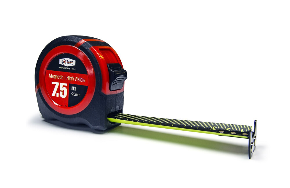 TAMO MEASURING TAPE HI VIS 7,5M