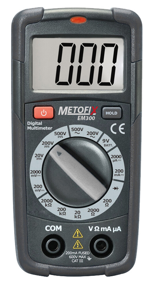METOFIX DIGITAL MULTIMETER EM300