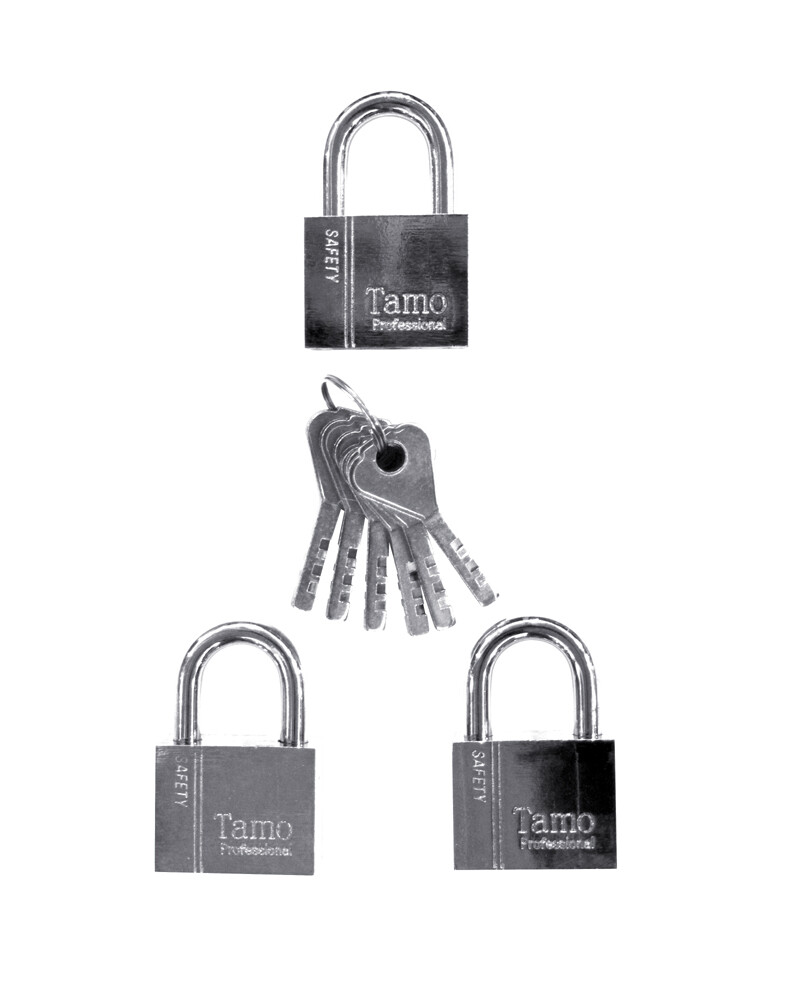 TAMO PADLOCK SET 40MM 3PCS