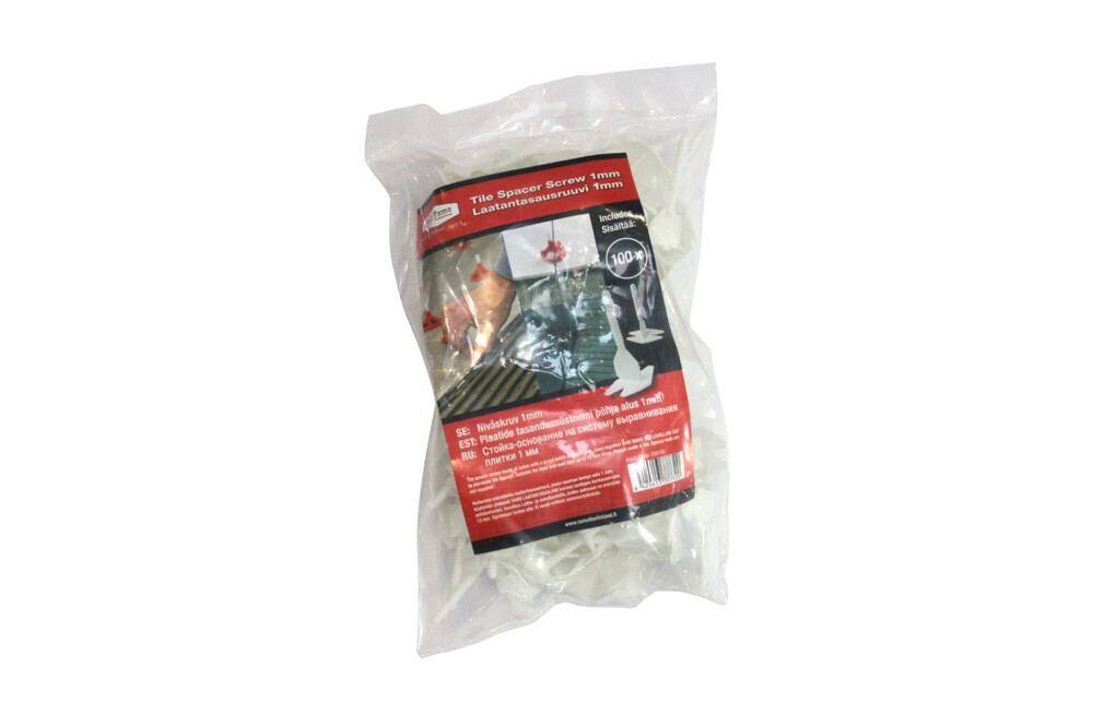 TAMO TILE SPACER SCREW 1MM 100PCS
