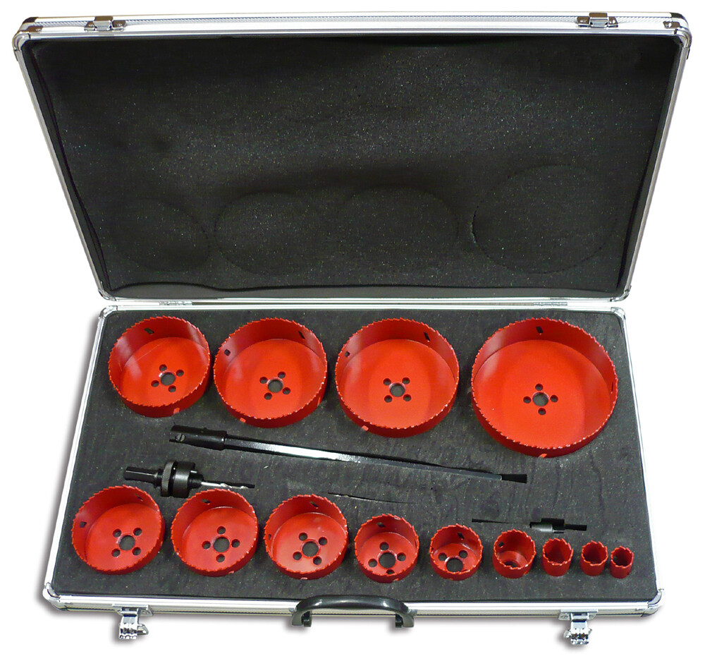 BI-METAL SET IN ALUMINIUM BOX