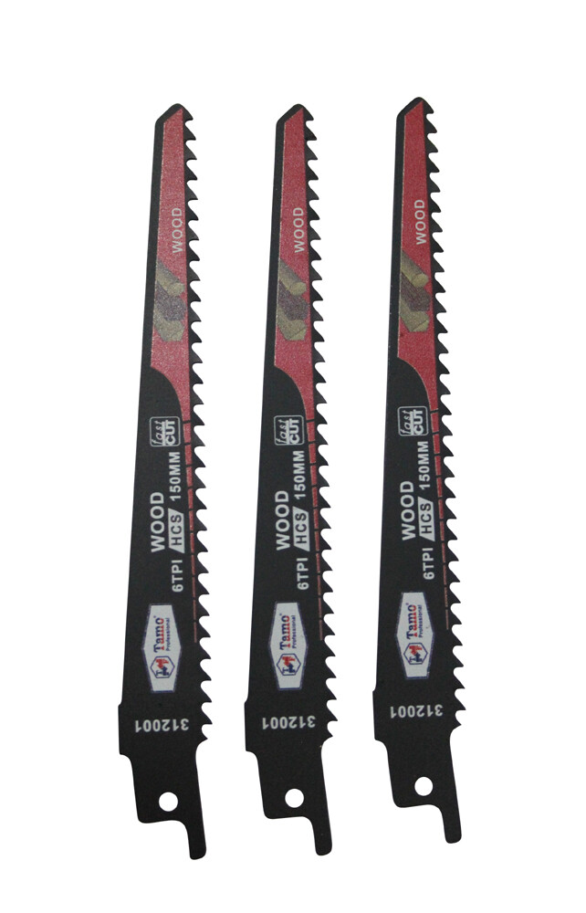 TAMO RECIPROCATING SAW BLADE WOOD HCS HCS 150MM/6T