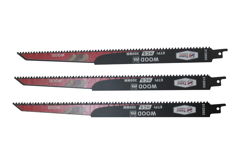 TAMO RECIPROCATING SAW BLADE WOOD HCS HCS 300MM/6T