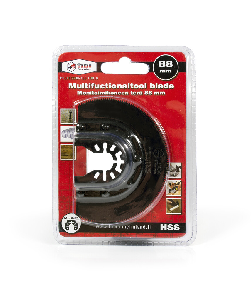 MULTIFUCTIONALTOOL BLADE FOR WOOD/PLASTIC 88MM