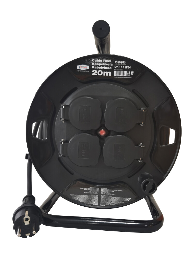 TAMO CABLE REEL 4-OS 20M H05RR-F 3G1.5 IP44