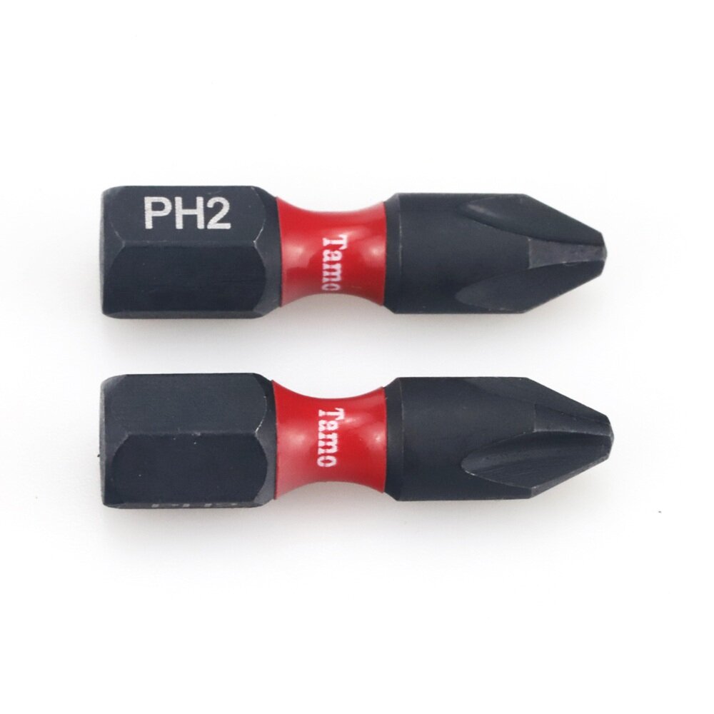 TAMO SCREWDRIVER BIT IMPACT PH2, 25MM, 2PCS TAMO SCREWDRIVER BIT IMPACT PH2, 25MM, 2PCS