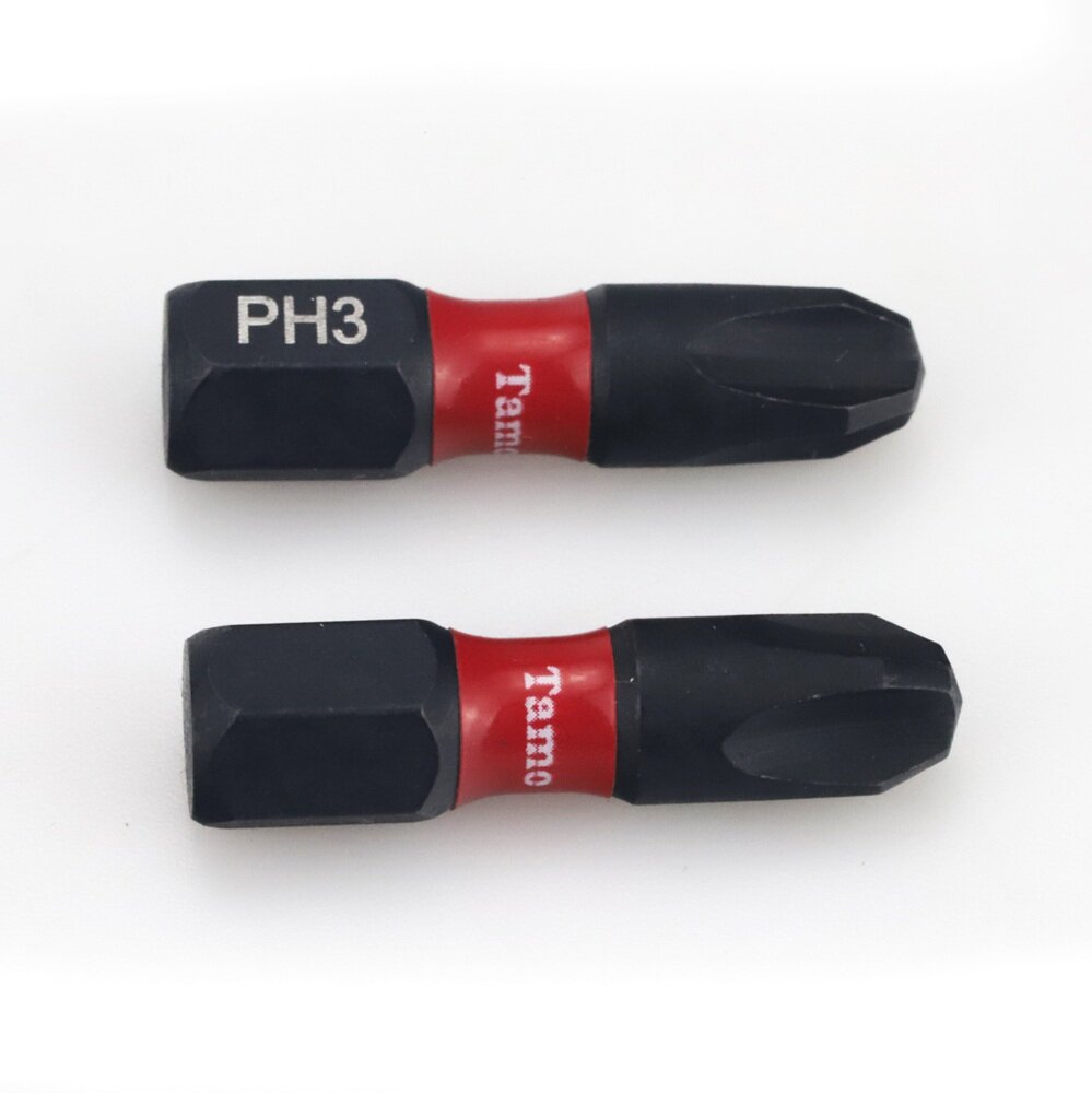TAMO SCREWDRIVER BIT IMPACT PH3, 25MM, 2PCS