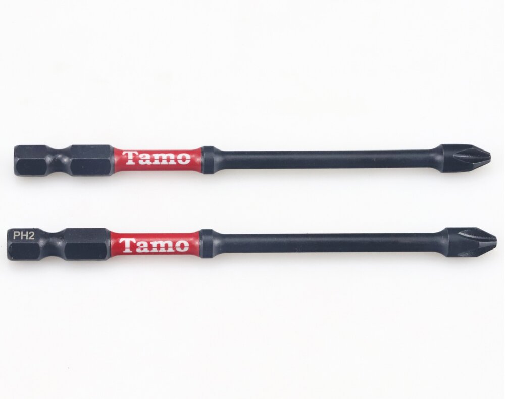 TAMO SCREWDRIVER BIT IMPACT PH2, 100MM, 2PCS TAMO SCREWDRIVER BIT IMPACT PH2, 100MM, 2PCS