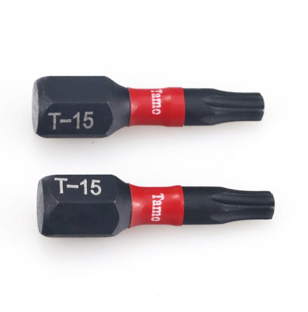 TAMO SCREWDRIVER BIT IMPACT TX15, 25MM, 2PCS