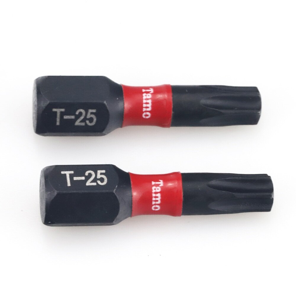 TAMO SCREWDRIVER BIT IMPACT TX25, 25MM, 2PCS TAMO SCREWDRIVER BIT IMPACT TX25, 25MM, 2PCS