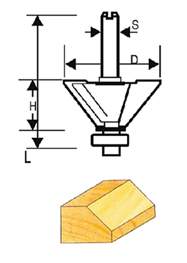 TAMO CHAMFER BIT 1701
